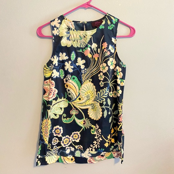 J. Crew Tops - J. Crew Liberty Fabric Floral Tank Top 00